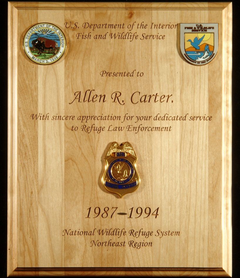 Allen R Carter Appreciation Award